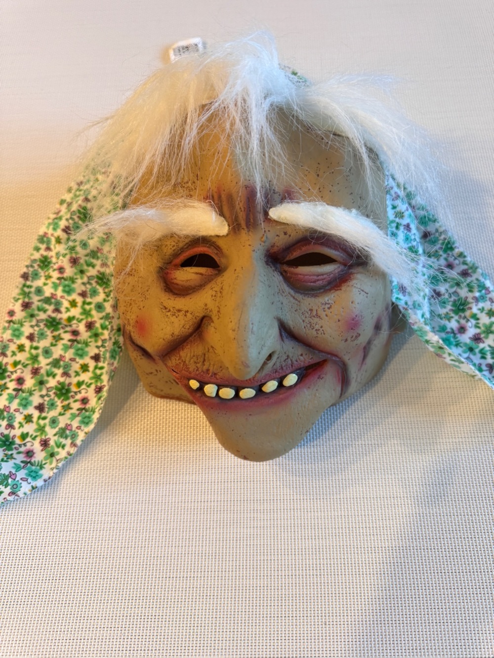 Old Lady Face Half Mask